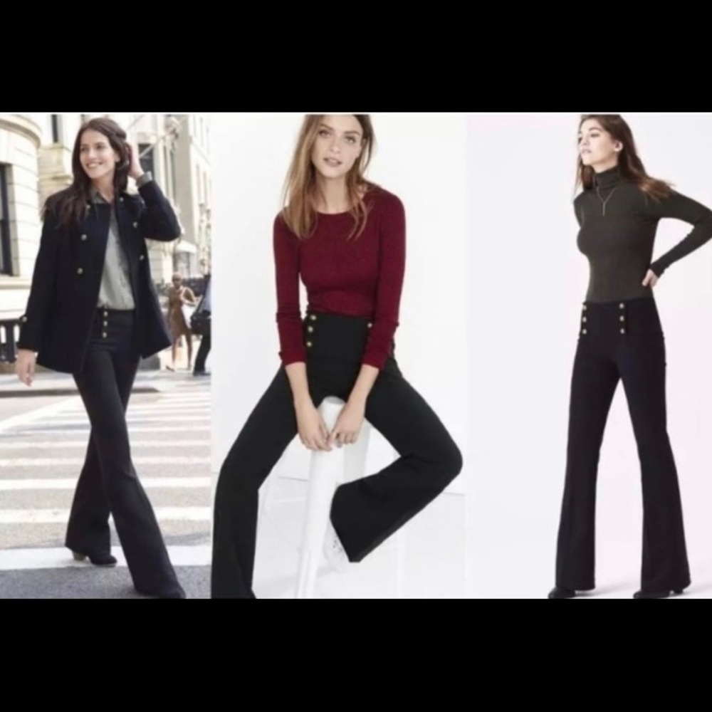 Express flare sailor pants